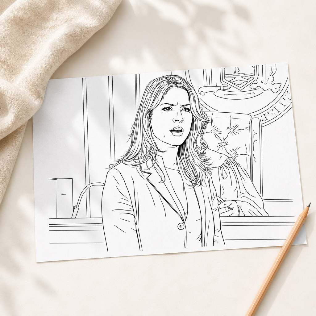 Law & Order SVU Inspired Colouring Book