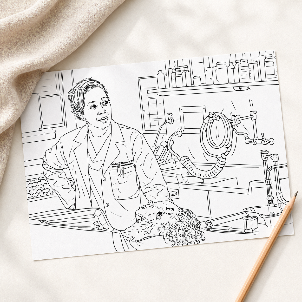 Law & Order SVU Inspired Colouring Book
