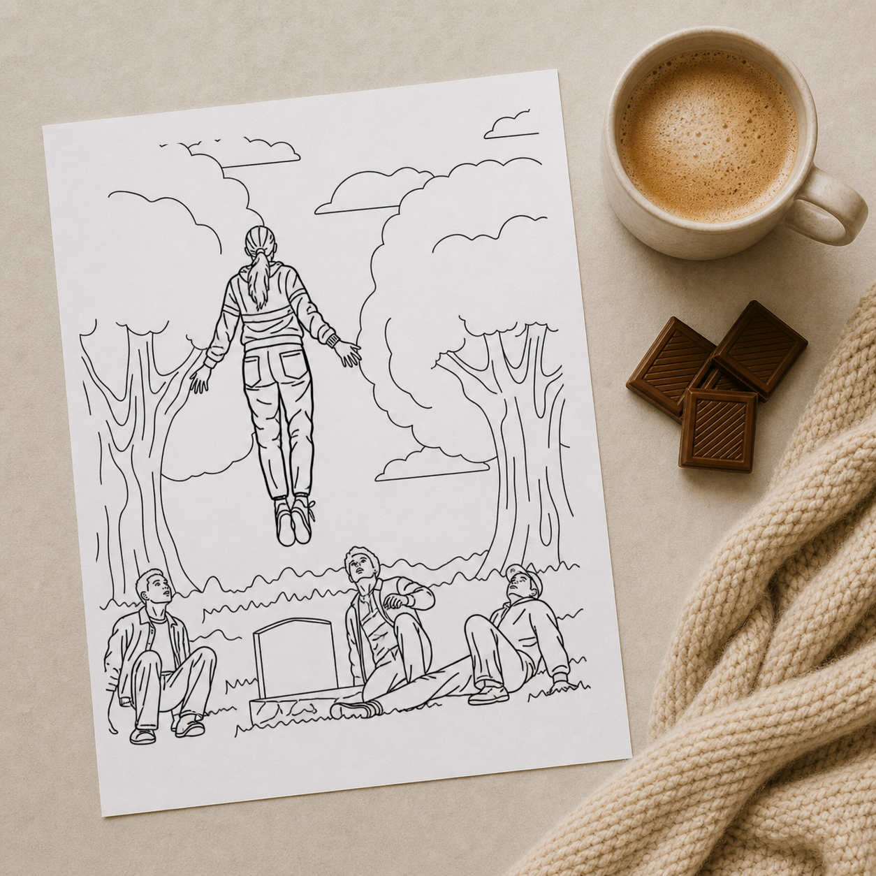 Stranger Things colouring book