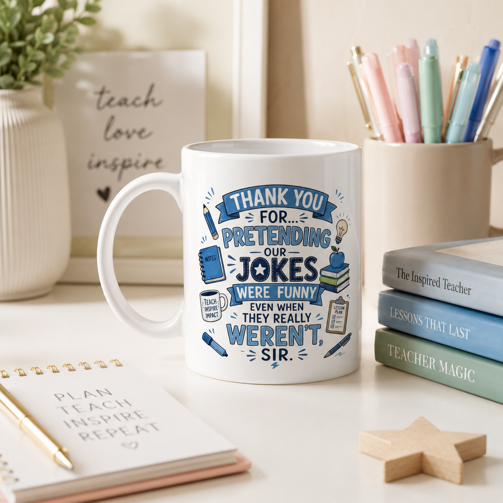 Teacher Mug & Coaster Gift Set – End of Term Thank You Present