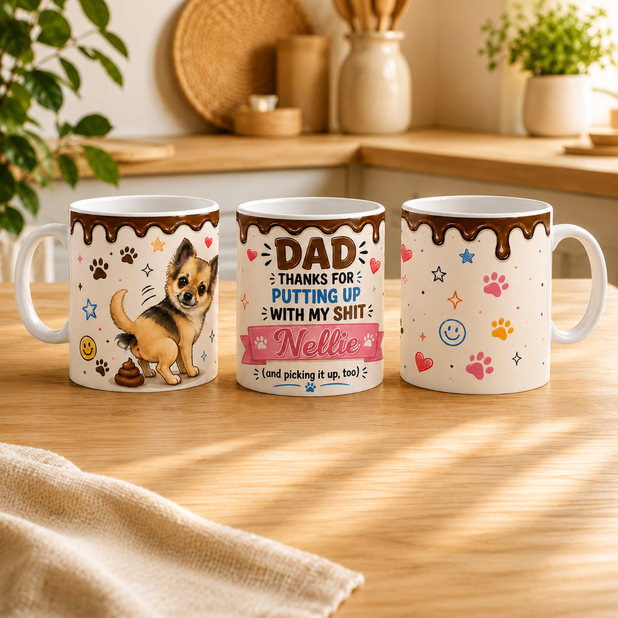 Personalised Dog Dad Mug – Funny Dog Dad Gift
