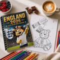 England Football Colouring Book