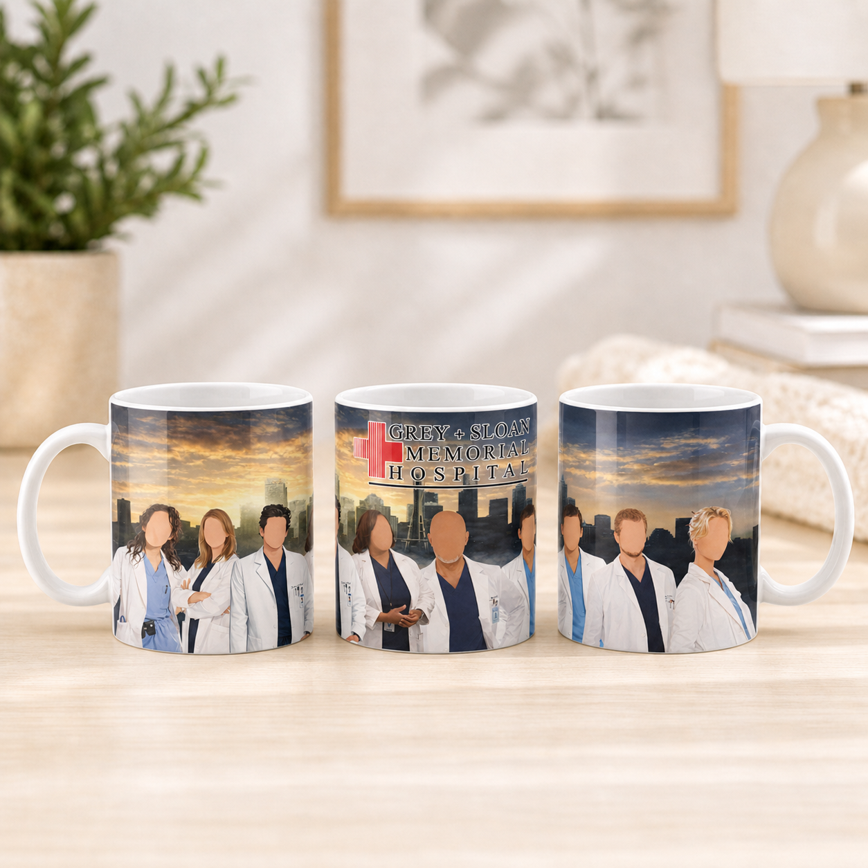 Grey Sloan Memorial Hospital Mug – TV Inspired Doctors Gift – 11oz Ceramic Mug