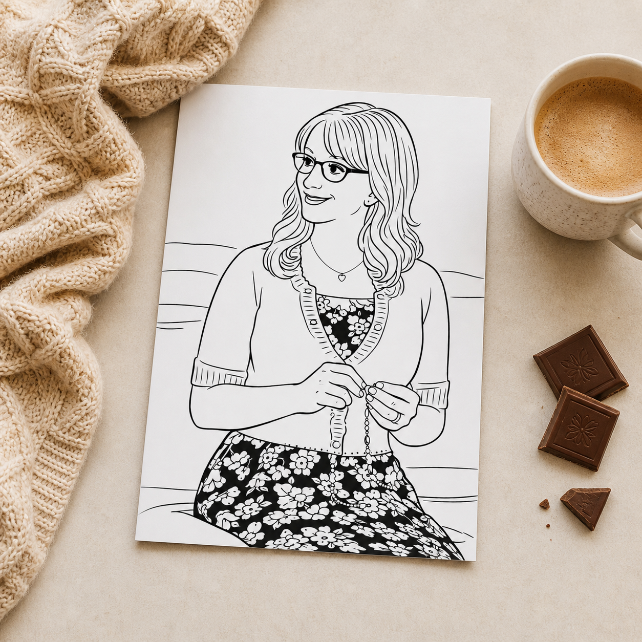 Big Bang Theory Colouring Book