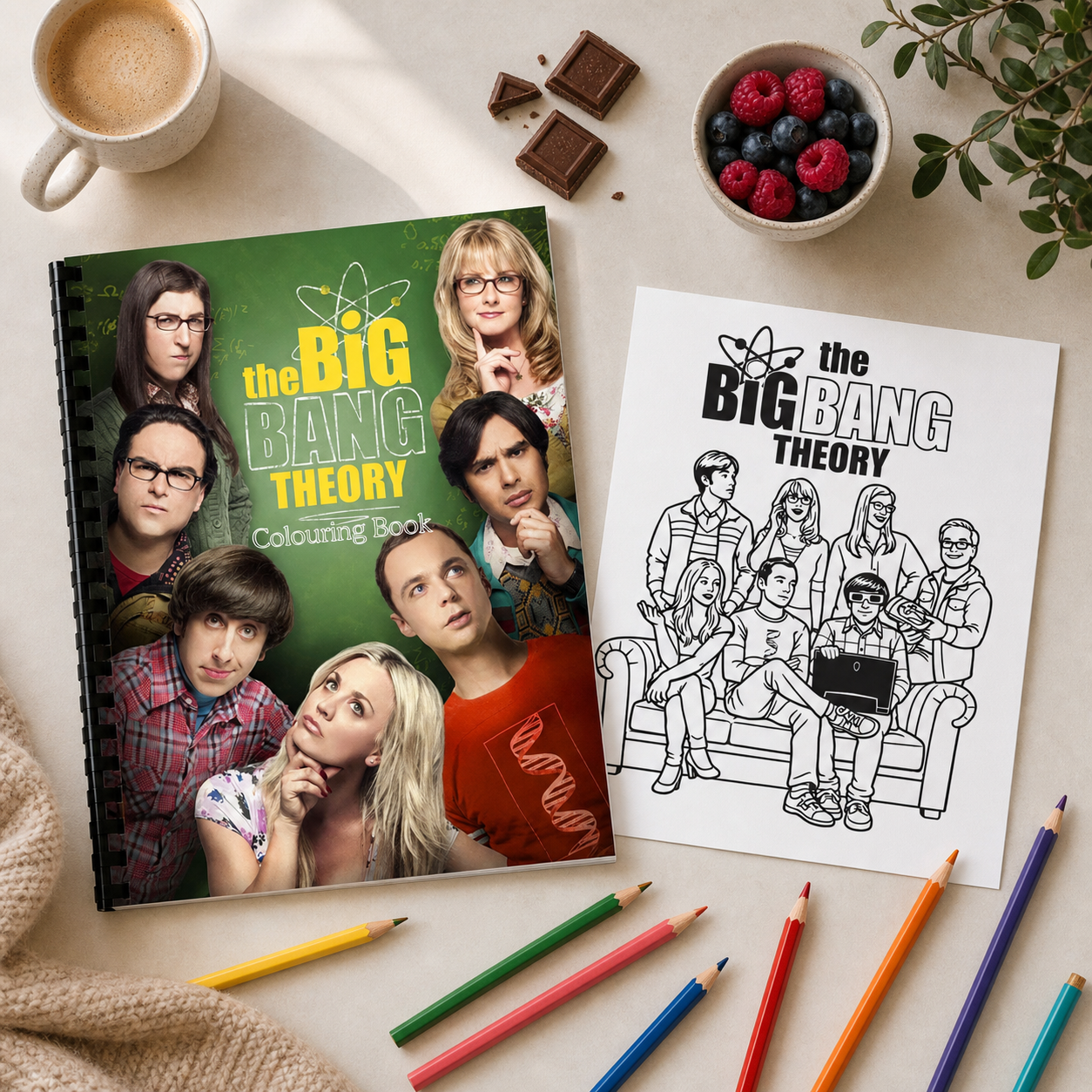 Big Bang Theory Colouring Book