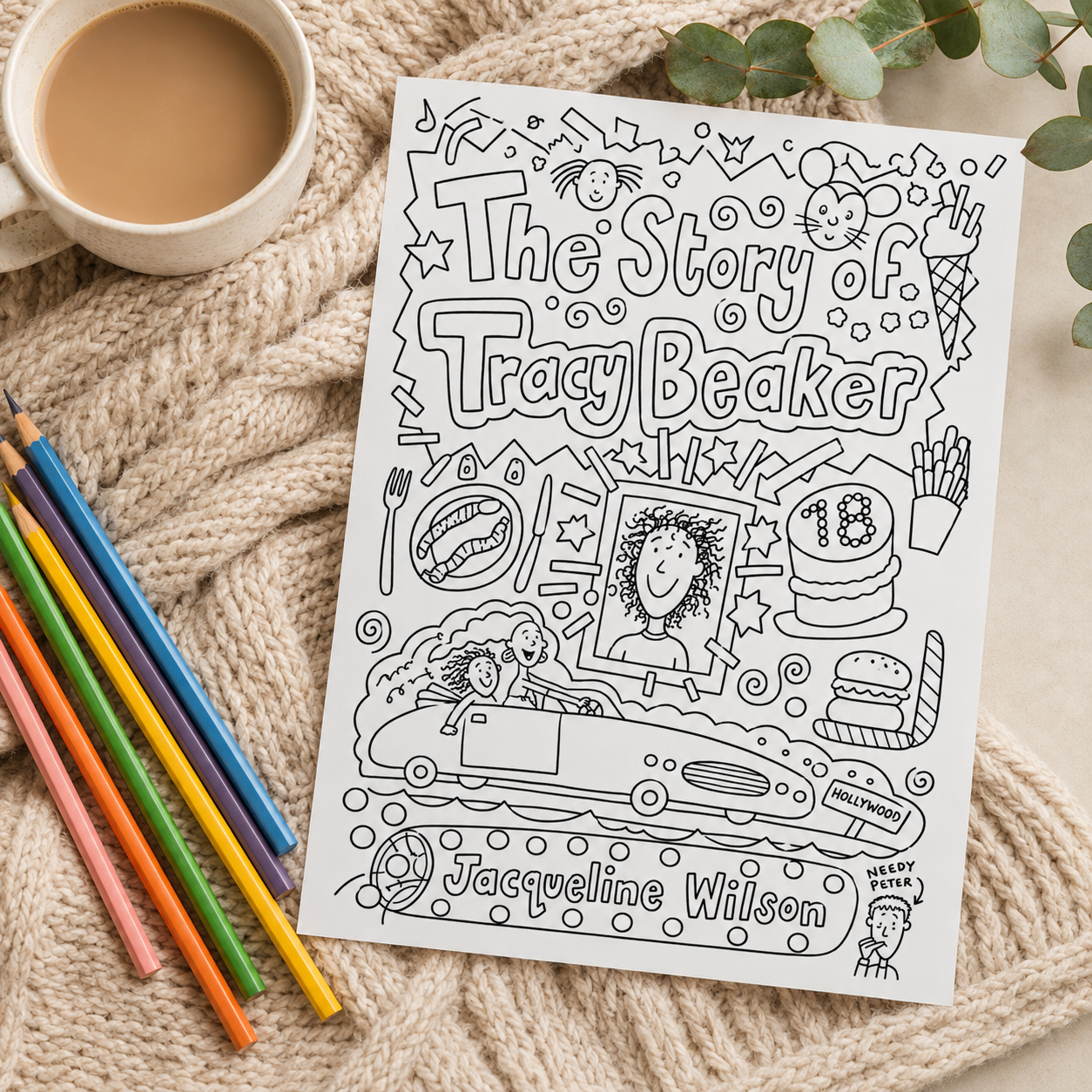 Tracy Beaker Colouring Book