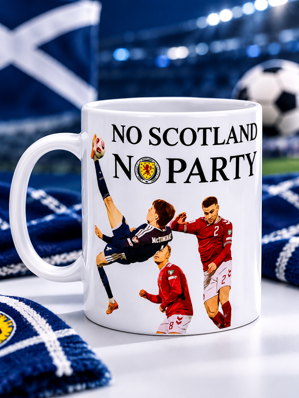No Scotland No Party Mug – Scotland Football Fan Gift