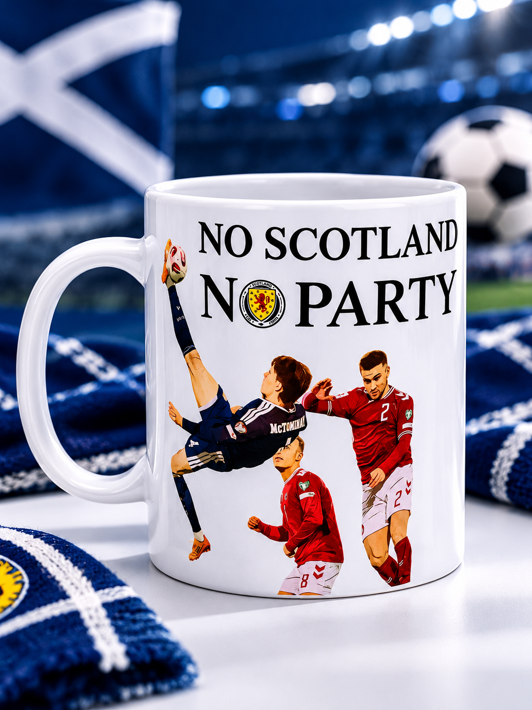 No Scotland No Party Mug – Scotland Football Fan Gift