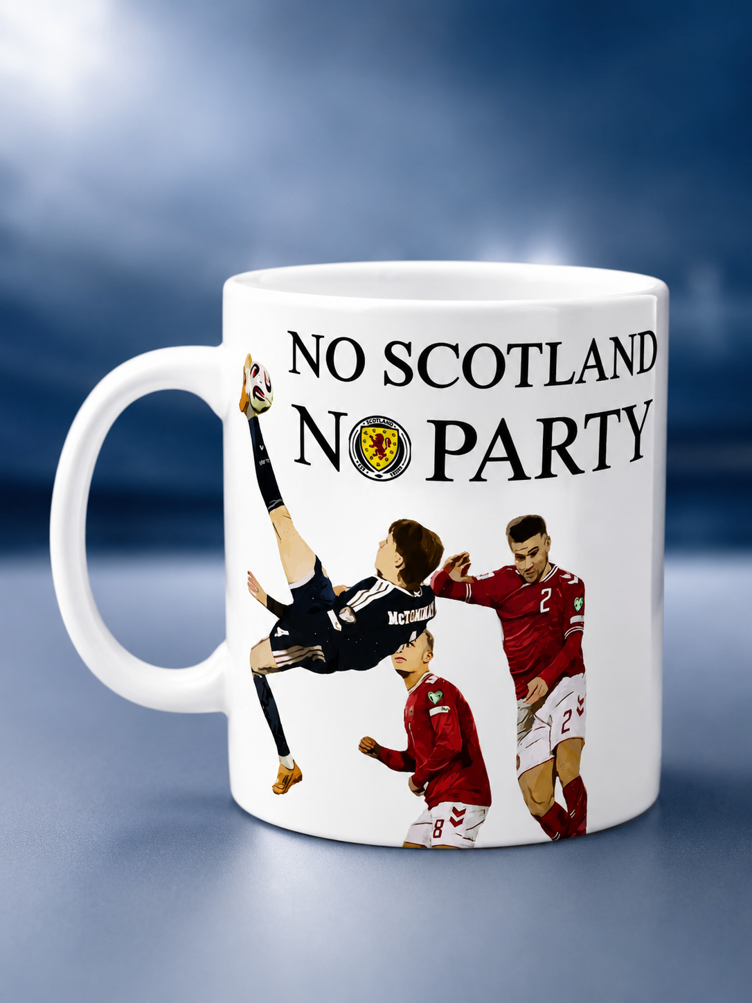 No Scotland No Party Mug – Scotland Football Fan Gift