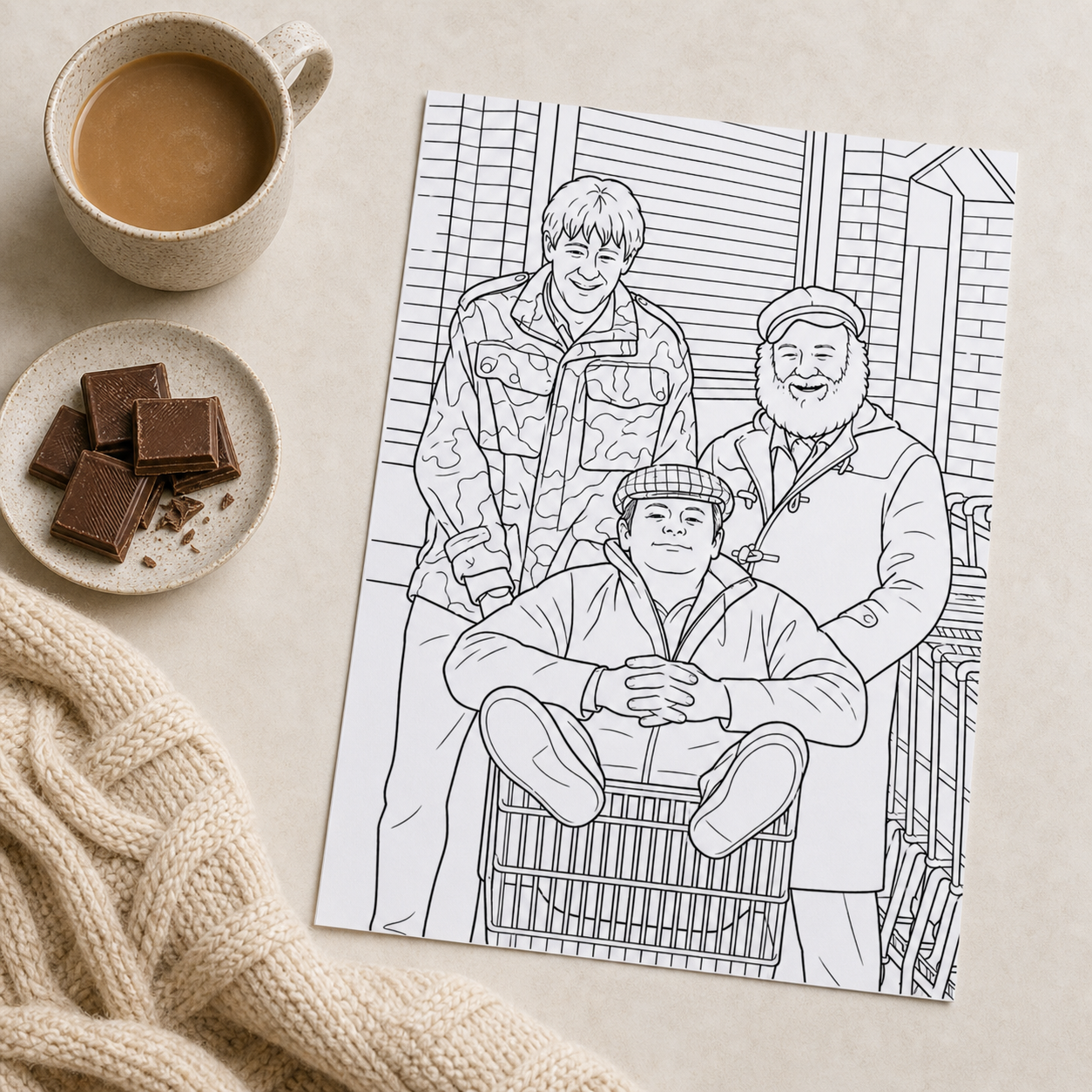Only Fools and Horses Nostalgia Colouring Book