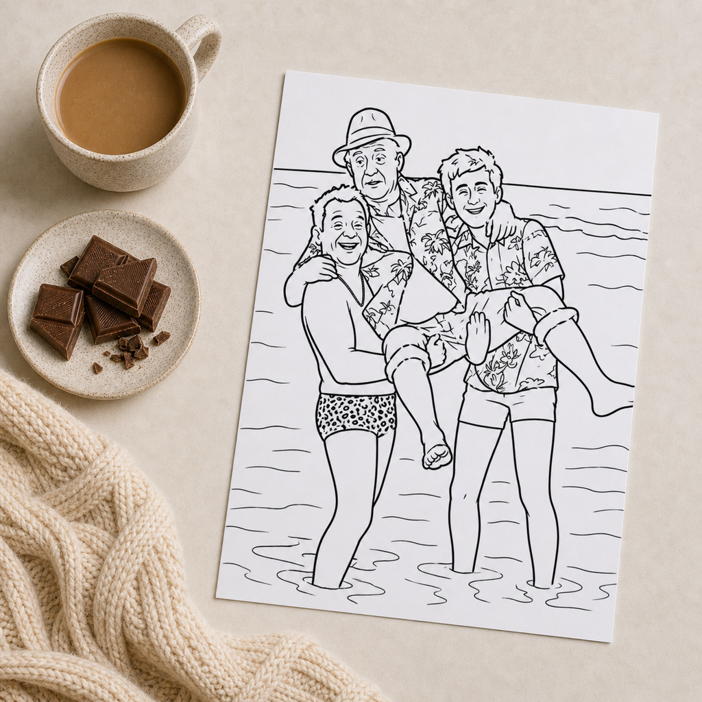 Only Fools and Horses Nostalgia Colouring Book