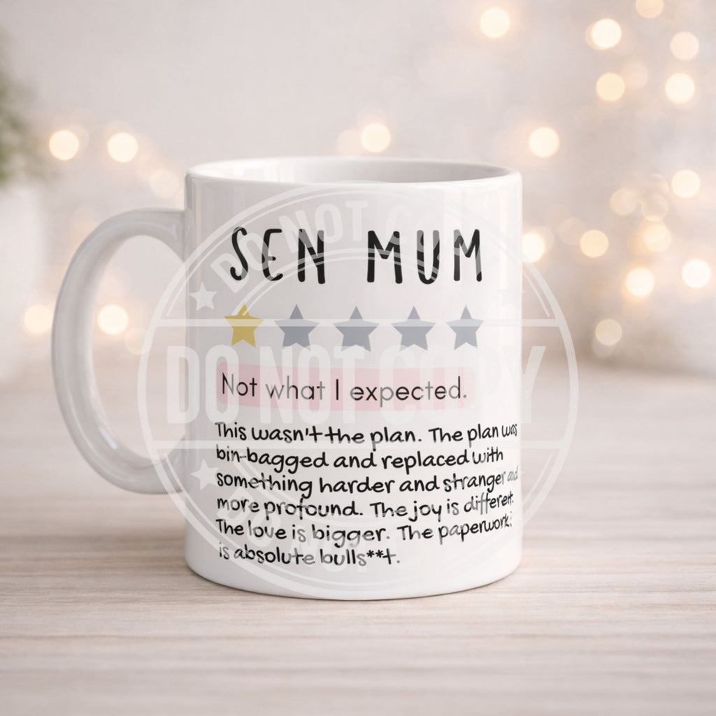 SEN Mum & Dad Mug – Funny Relatable Parent Gift