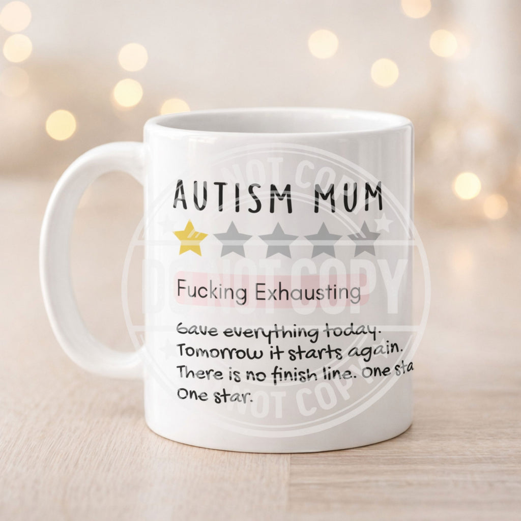 Autism Mum Mug – Funny Relatable Gift for Mums