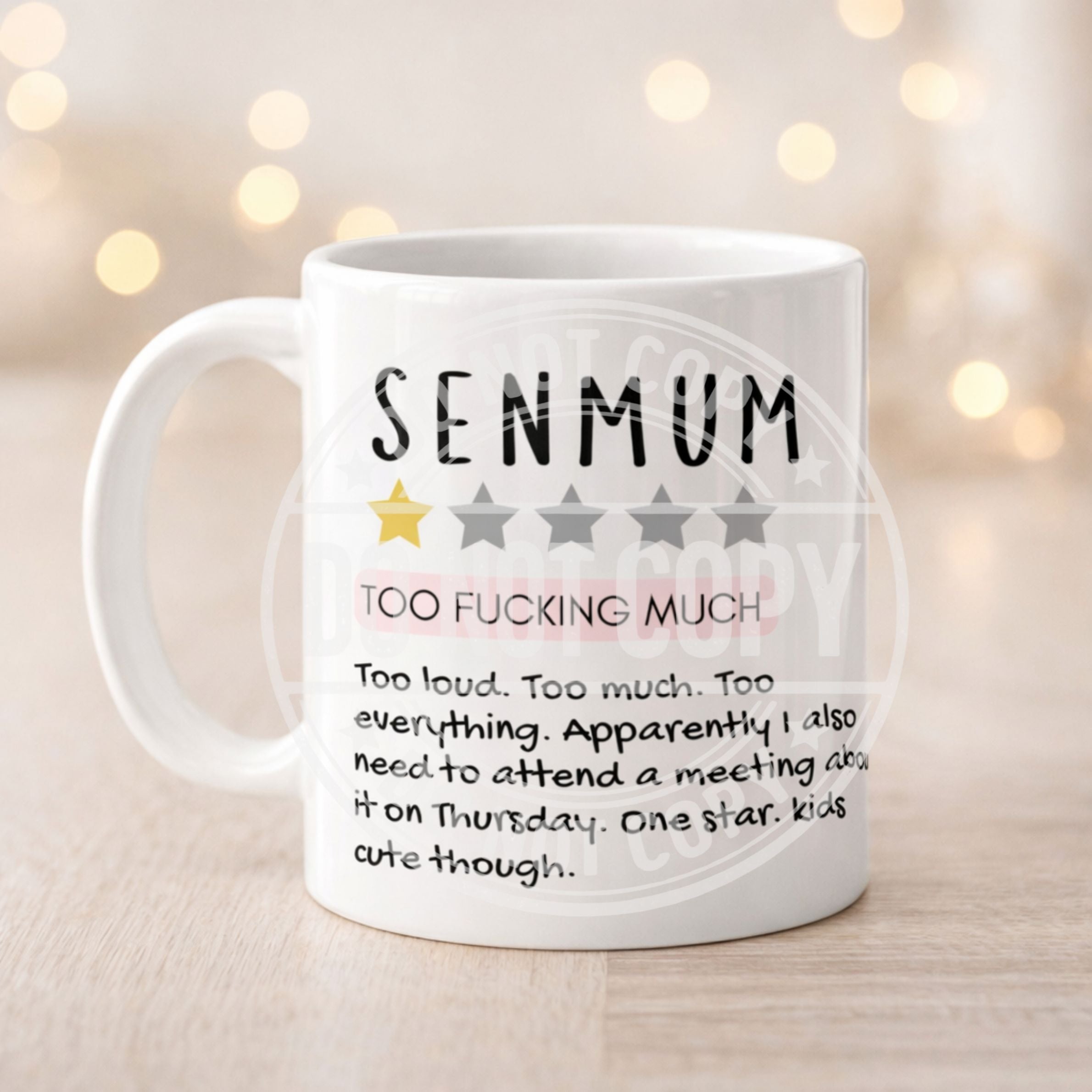 SEN Mum & Dad Mug – Funny Relatable Parent Gift