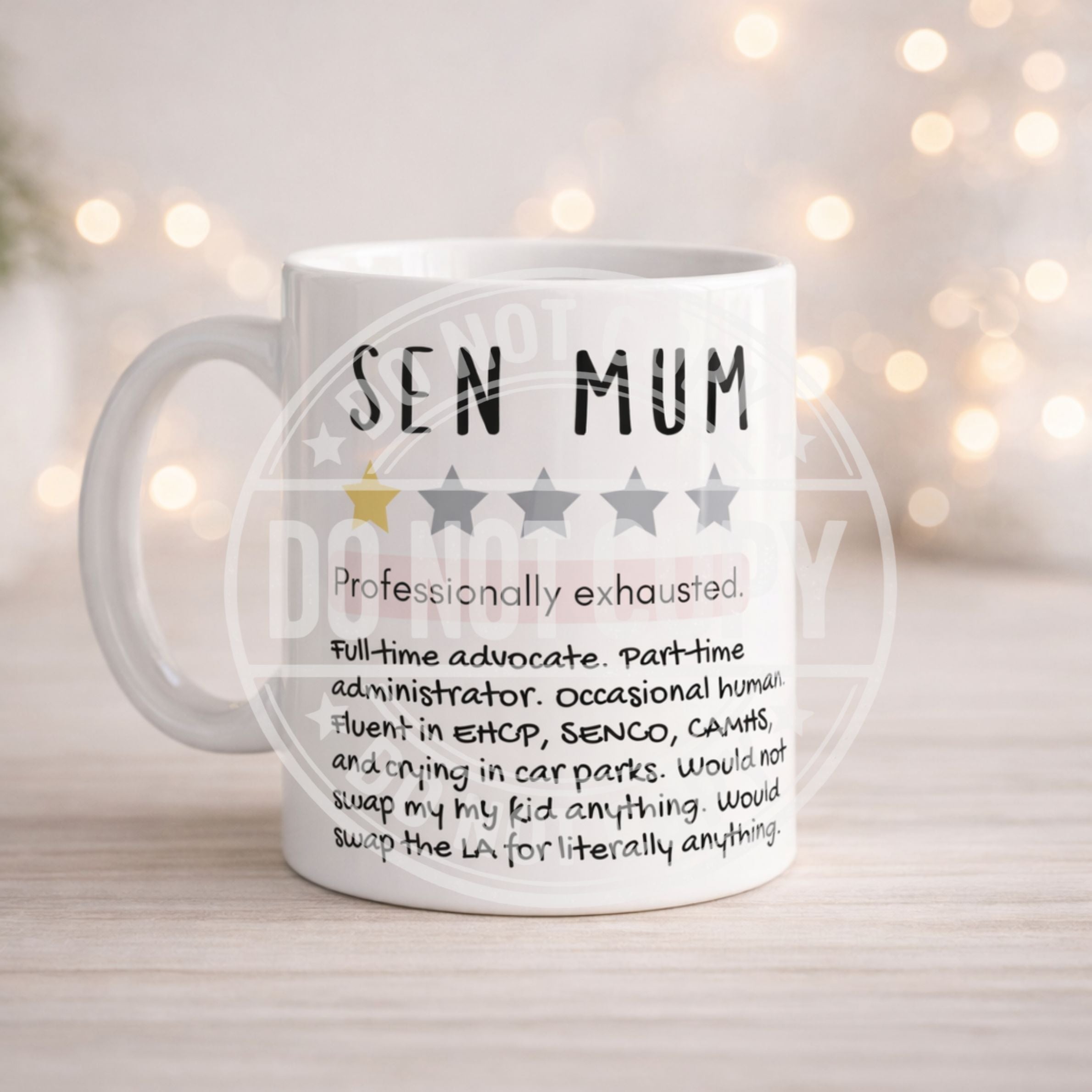 SEN Mum & Dad Mug – Funny Relatable Parent Gift