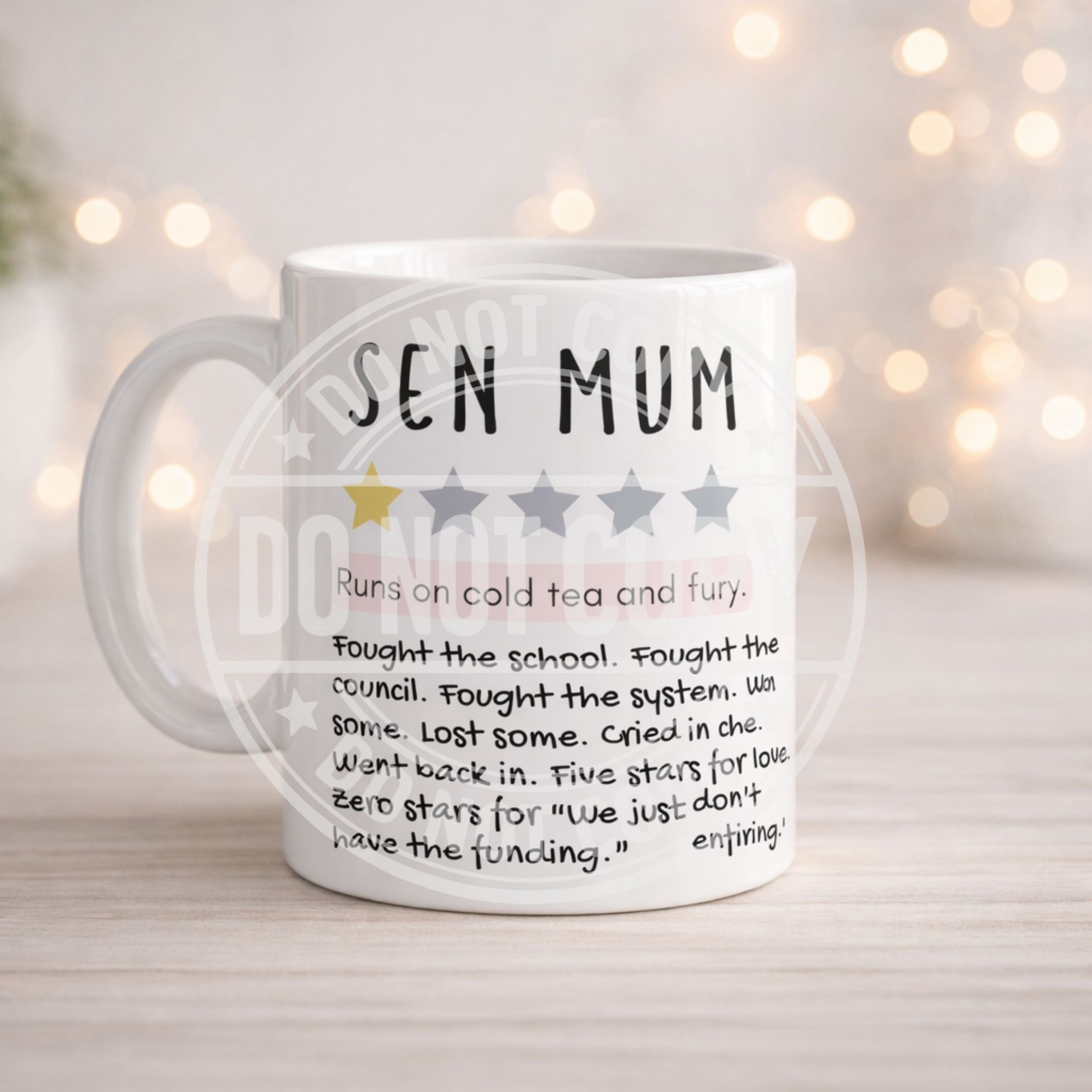 SEN Mum & Dad Mug – Funny Relatable Parent Gift