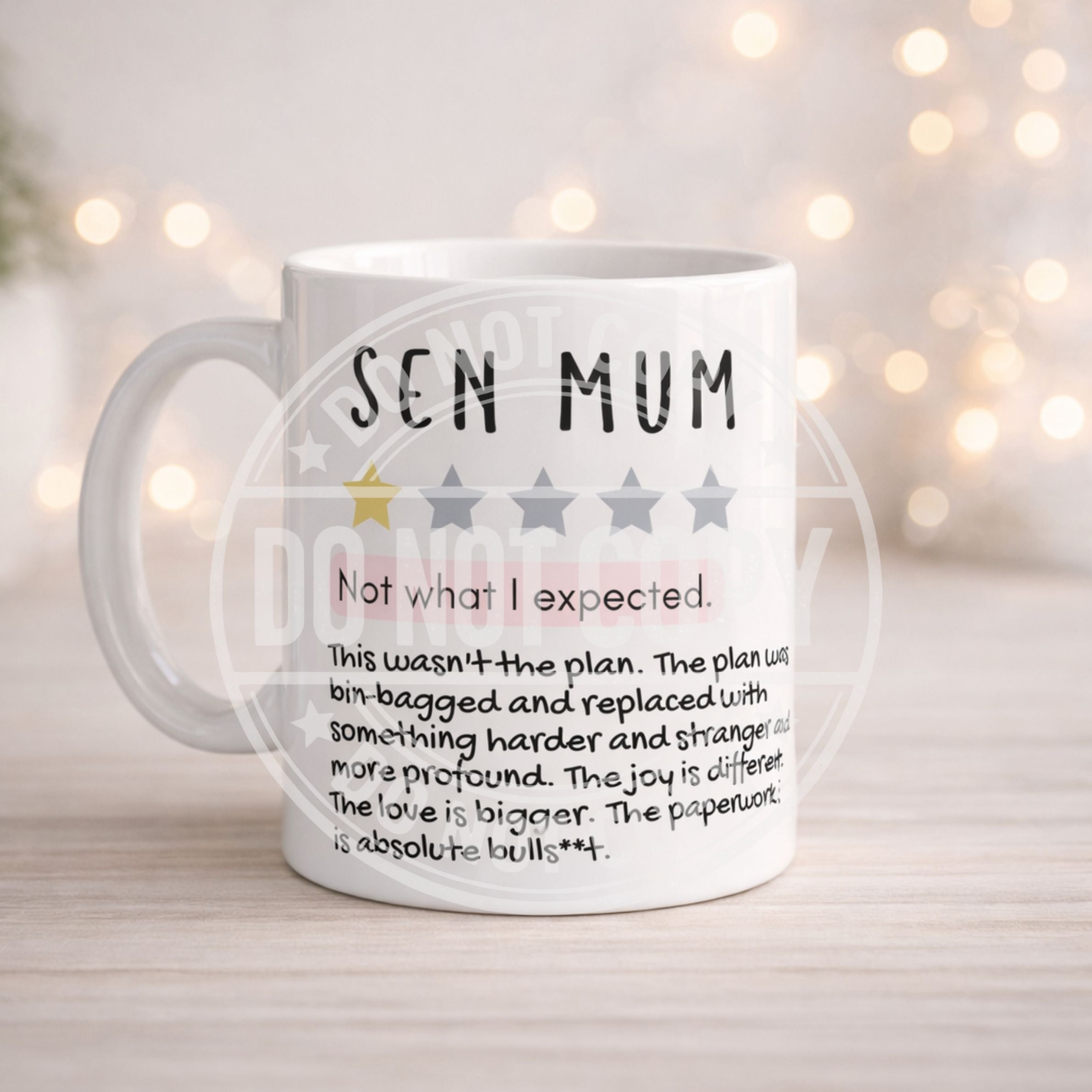SEN Mum & Dad Mug – Funny Relatable Parent Gift
