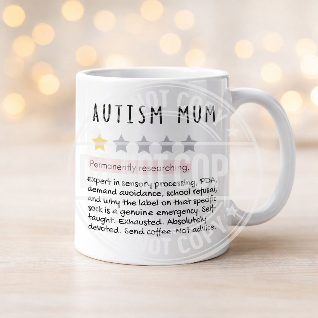 Autism Mum Mug – Funny Relatable Gift for Mums