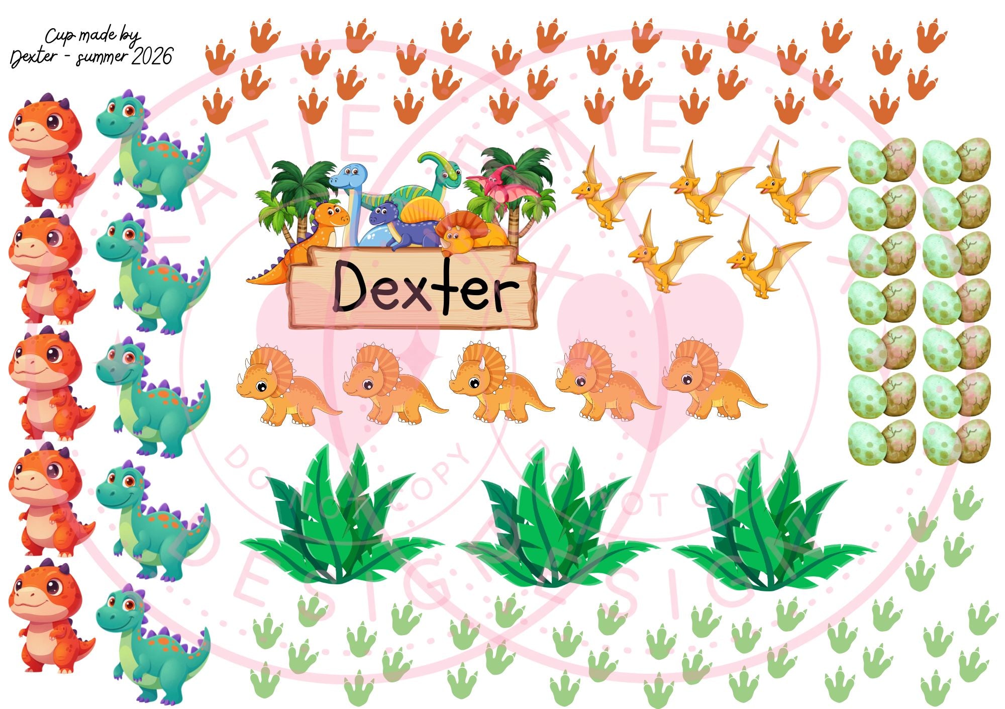 Kids DIY Cup Decorating Kit | Make Your Own Personalised Cup | UV DTF Sticker Activity Set