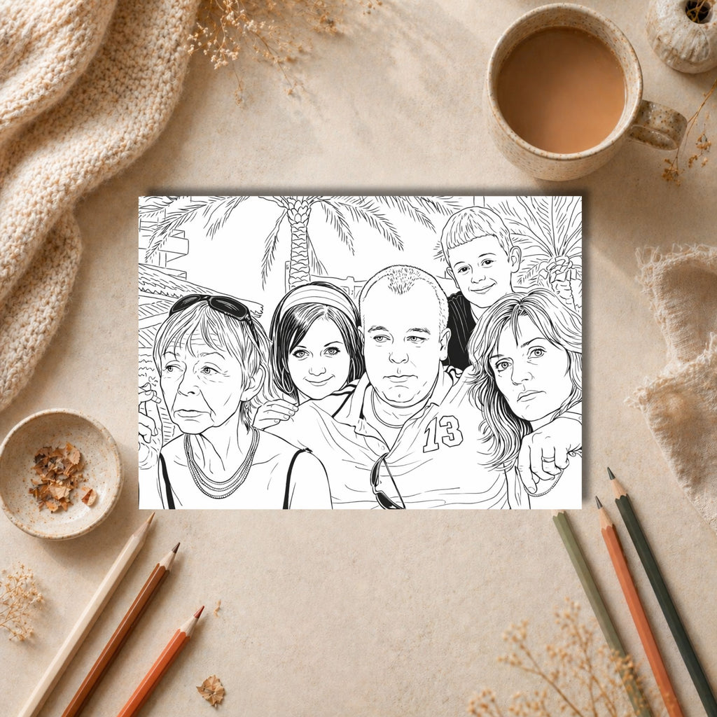 Holiday Resort Colouring Book – 20 Page A4