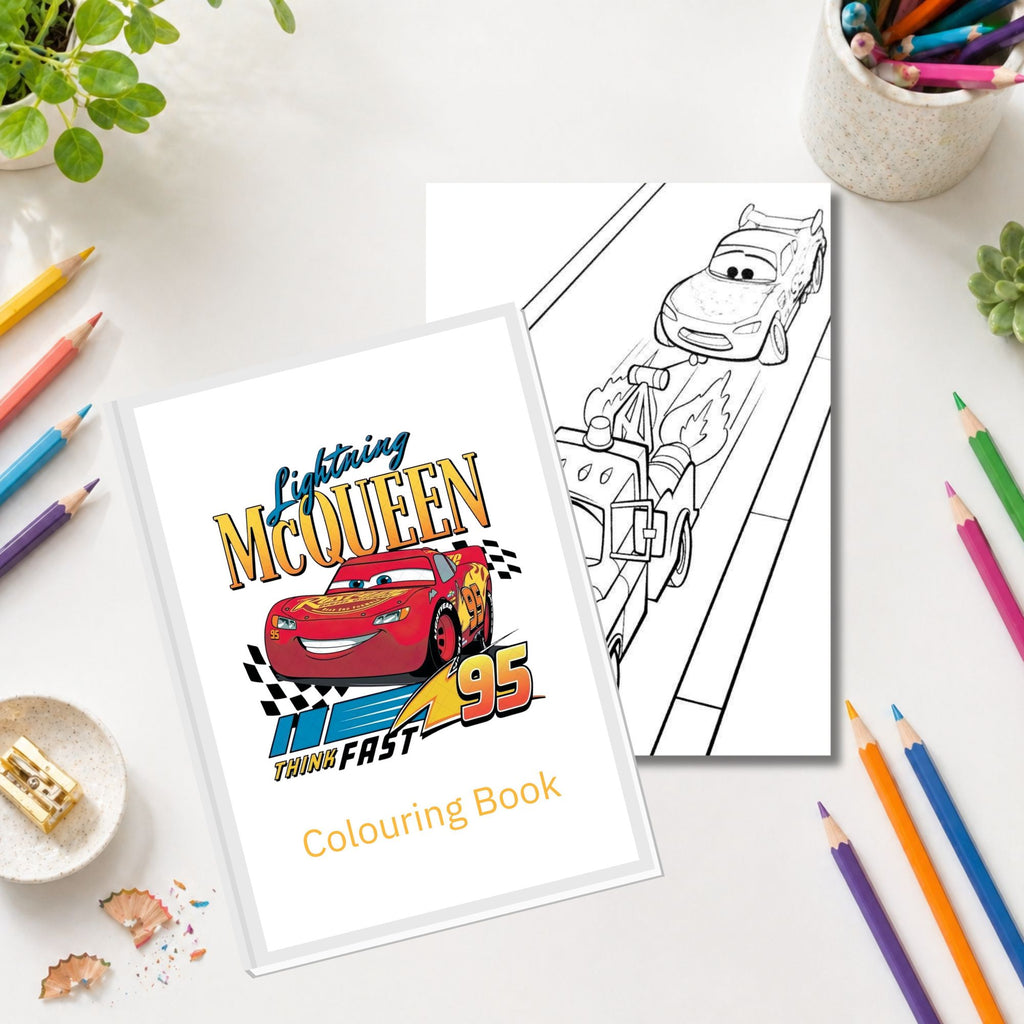 Race Car Colouring Book for Kids – 20 Fun Colouring Pages