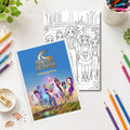 Unicorn Academy Inspired Colouring Book | 21 Magical Colouring Pages | Unicorn Gift for Kids | A4 Colouring Book