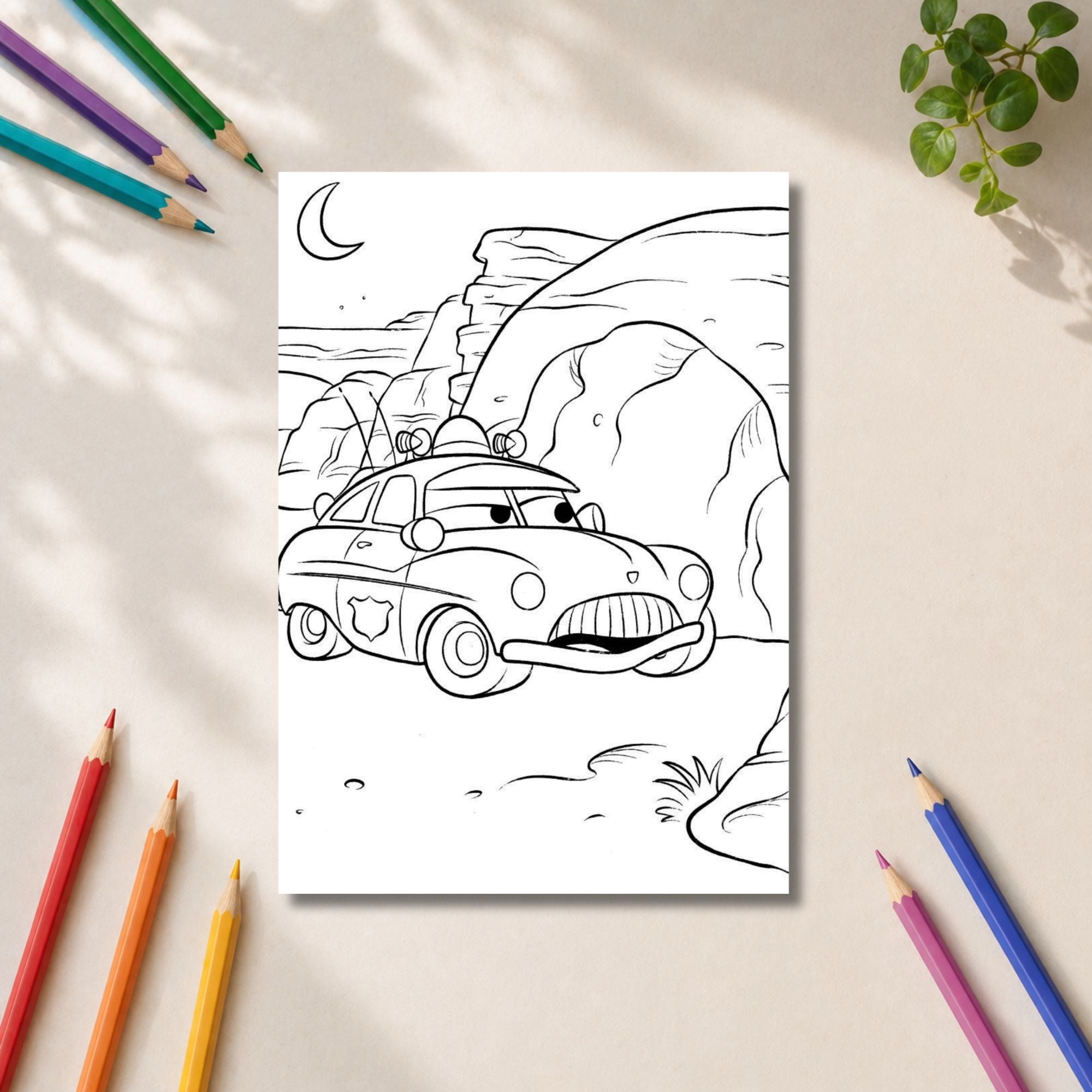 Race Car Colouring Book for Kids – 20 Fun Colouring Pages