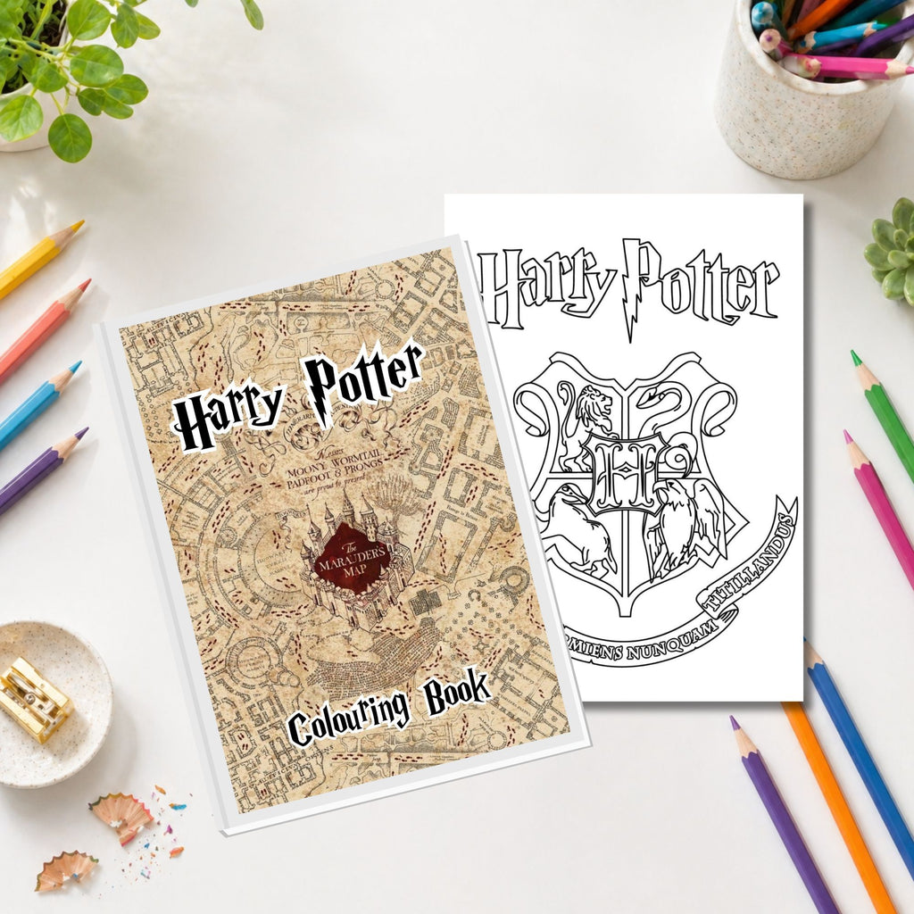 Wizard Magic Colouring Book – 20 Page A4 Fantasy Book