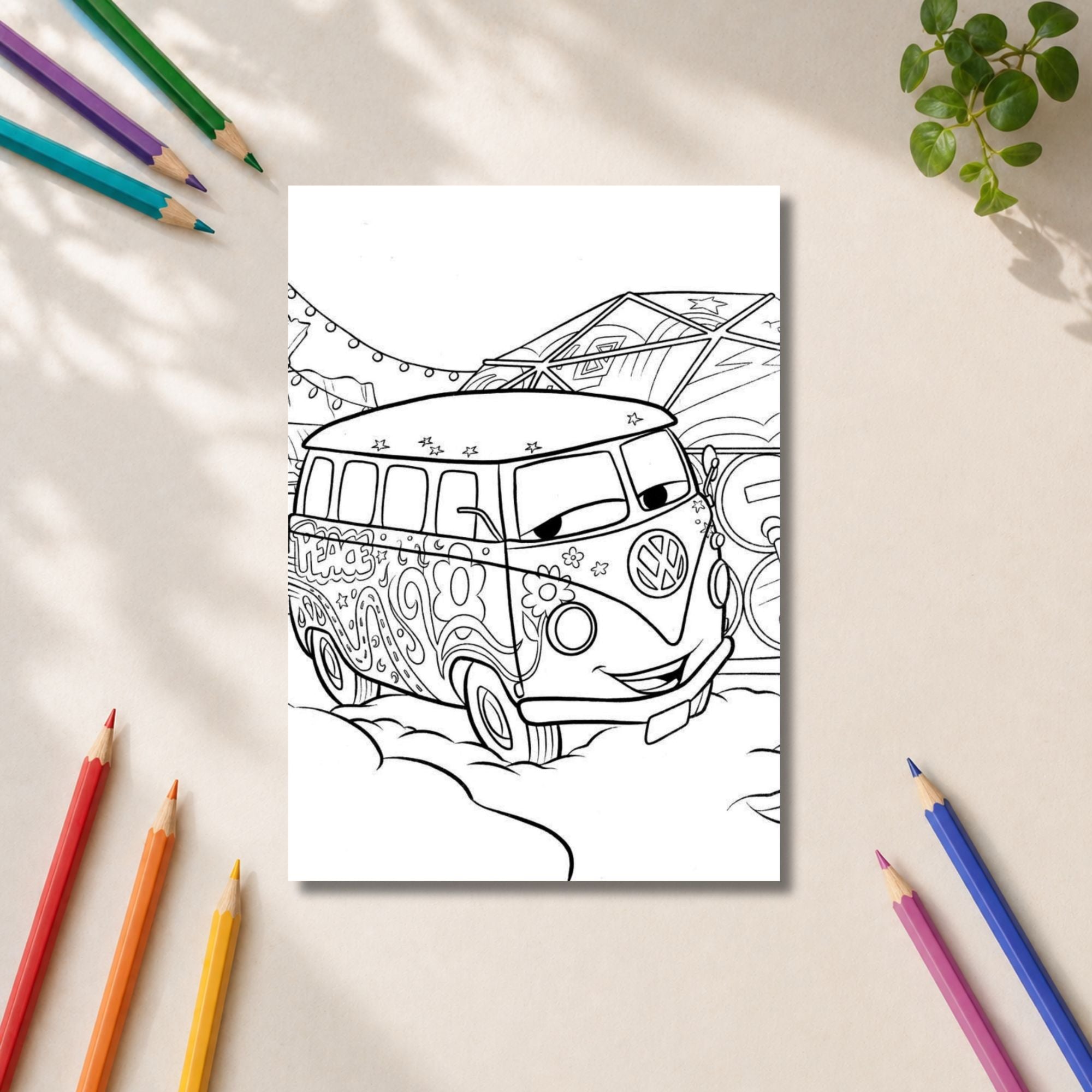Race Car Colouring Book for Kids – 20 Fun Colouring Pages