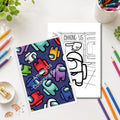 Among Us Inspired Colouring Book