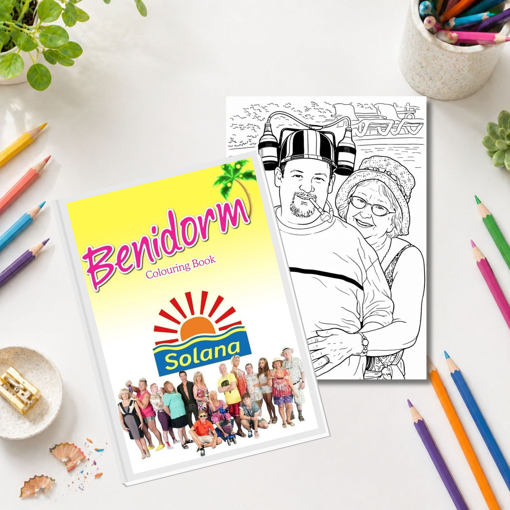 Holiday Resort Colouring Book – 20 Page A4