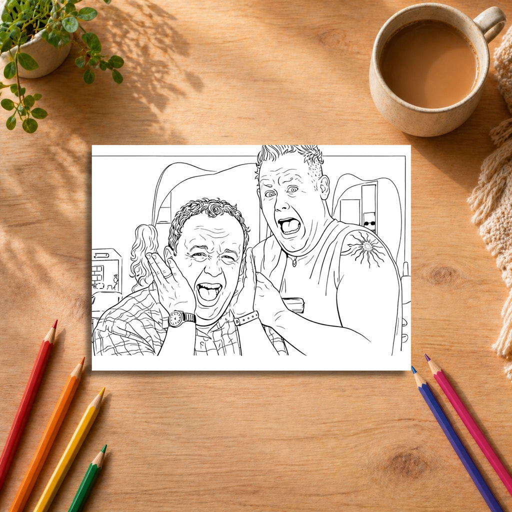 Holiday Resort Colouring Book – 20 Page A4