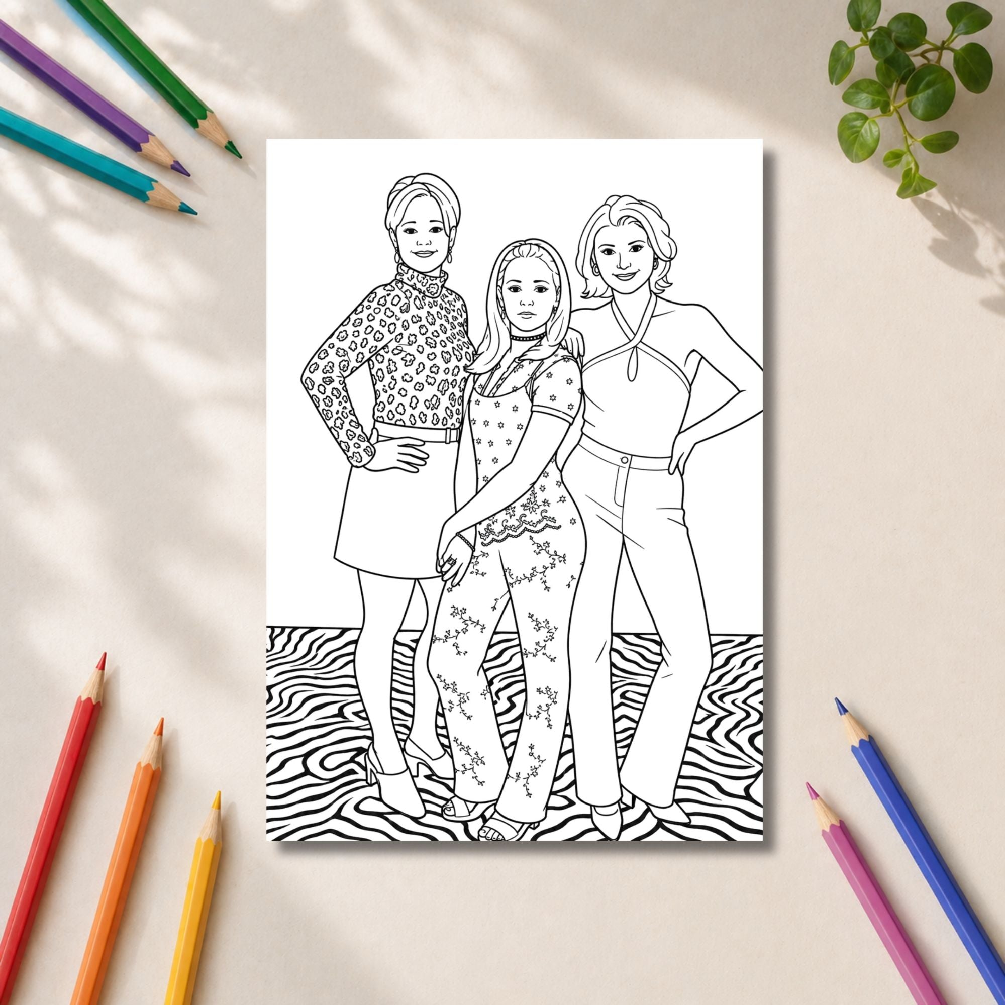 Sabrina the Teenage Witch Inspired Colouring Book | 21 Magical Colouring Pages | 90s TV Fan Gift | A4 Adult Colouring Book