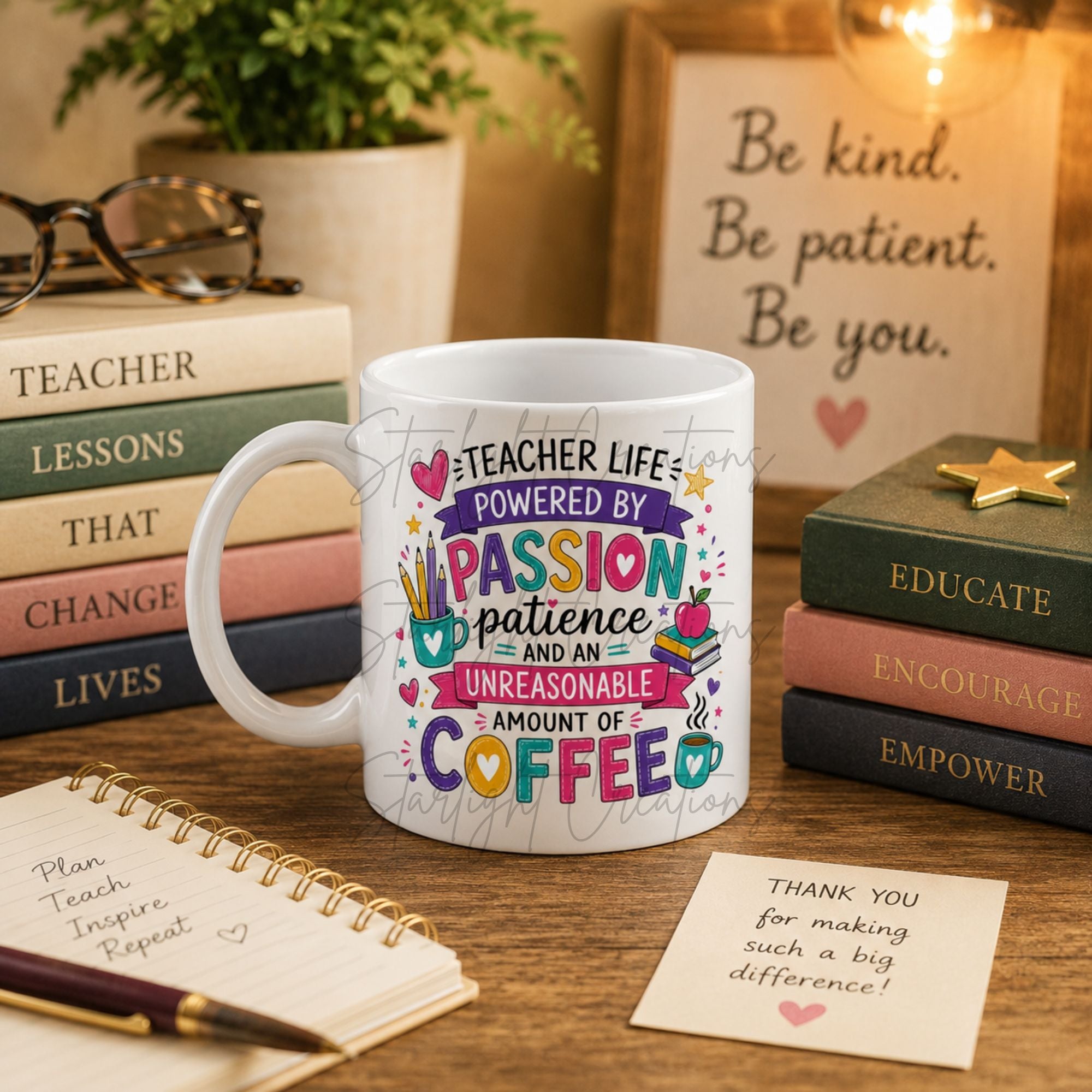 Teacher Mug & Coaster Gift Set – End of Term Thank You Present