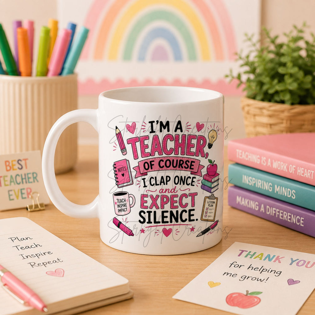 Teacher Mug & Coaster Gift Set – End of Term Thank You Present