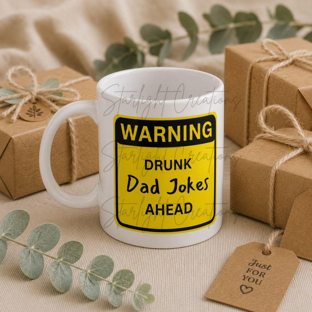 Funny Dad Joke Mug | 21 Funny Designs | 11oz Ceramic Gift Mug for Dad | Father's Day, Birthday & Christmas Gift