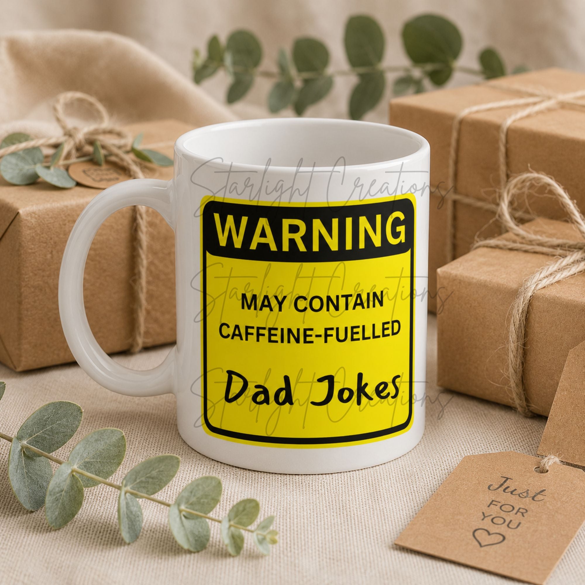 Funny Dad Joke Mug | 21 Funny Designs | 11oz Ceramic Gift Mug for Dad | Father's Day, Birthday & Christmas Gift