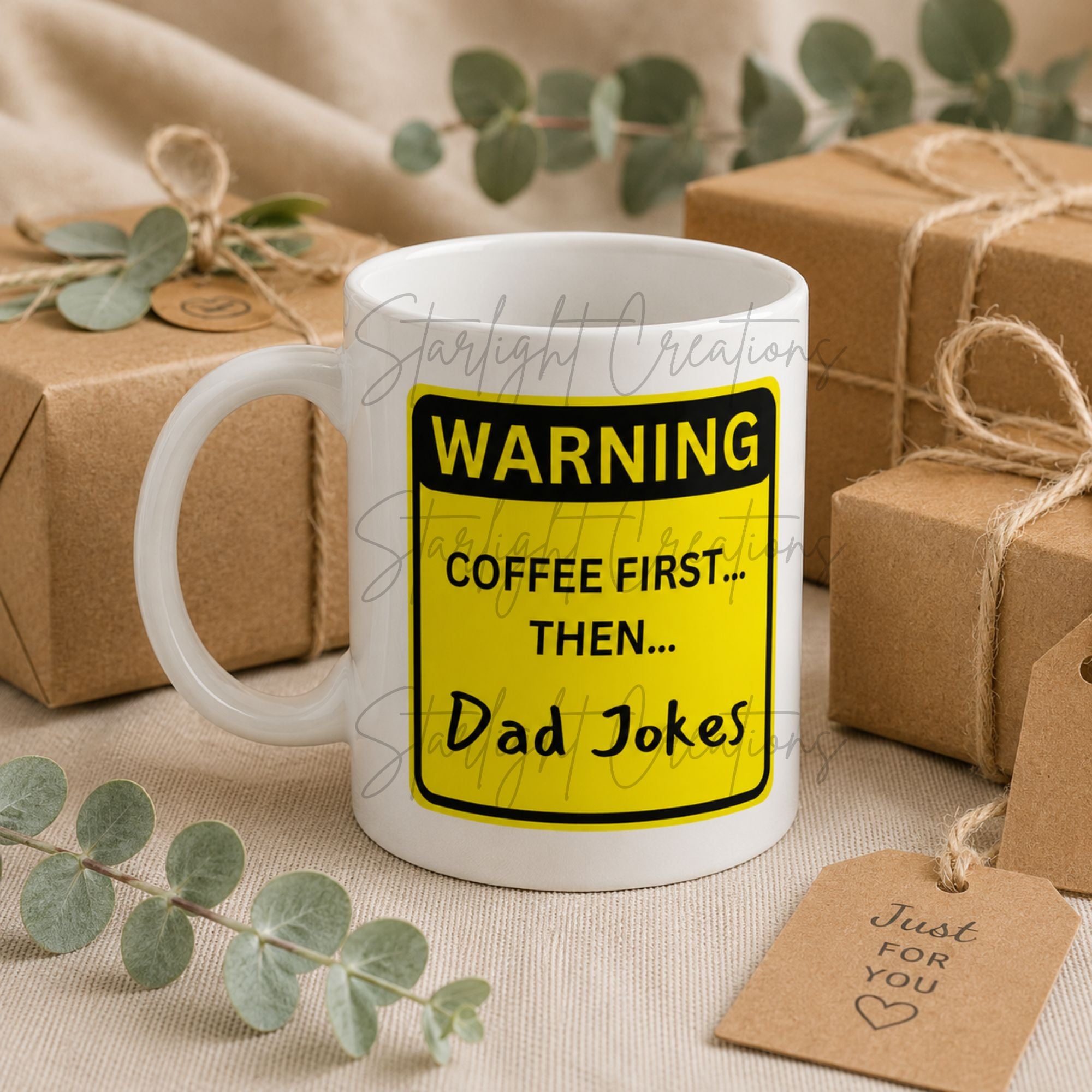 Funny Dad Joke Mug | 21 Funny Designs | 11oz Ceramic Gift Mug for Dad | Father's Day, Birthday & Christmas Gift