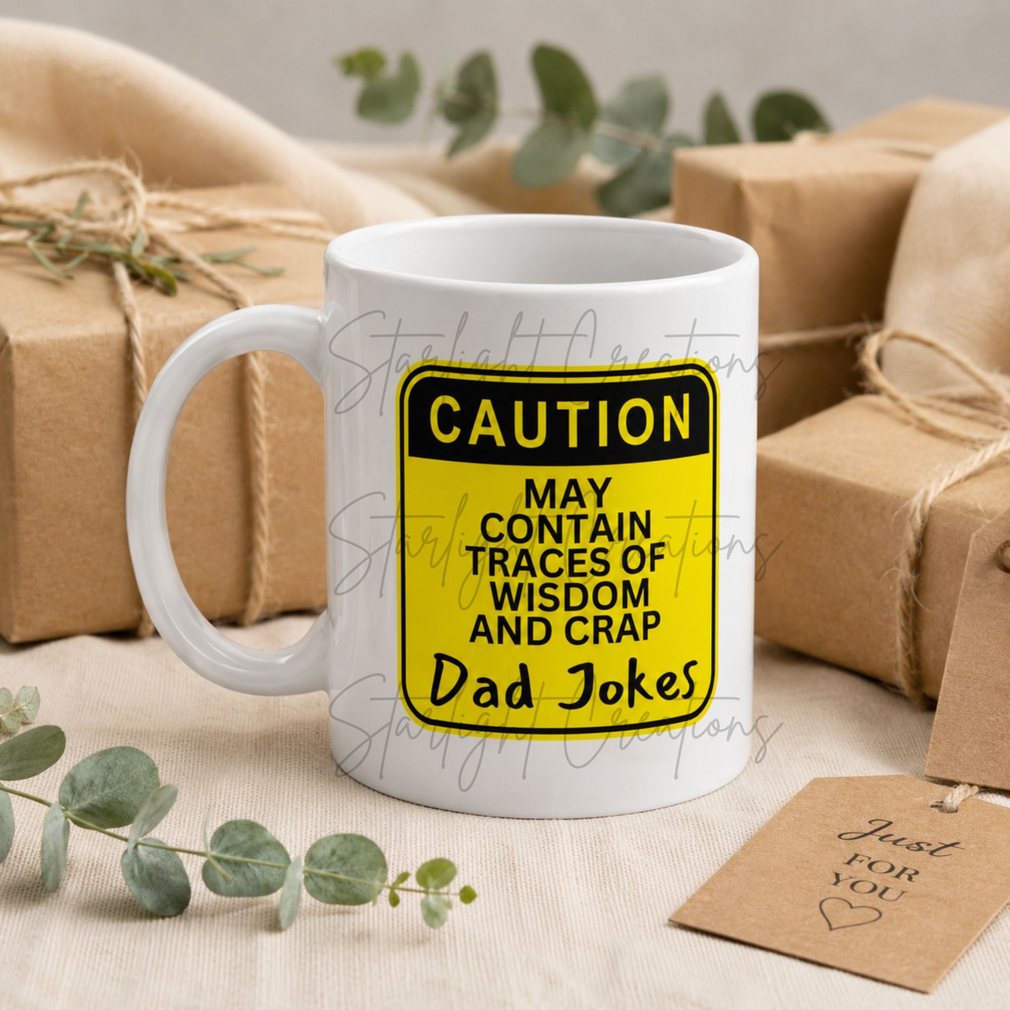 Funny Dad Joke Mug | 21 Funny Designs | 11oz Ceramic Gift Mug for Dad | Father's Day, Birthday & Christmas Gift
