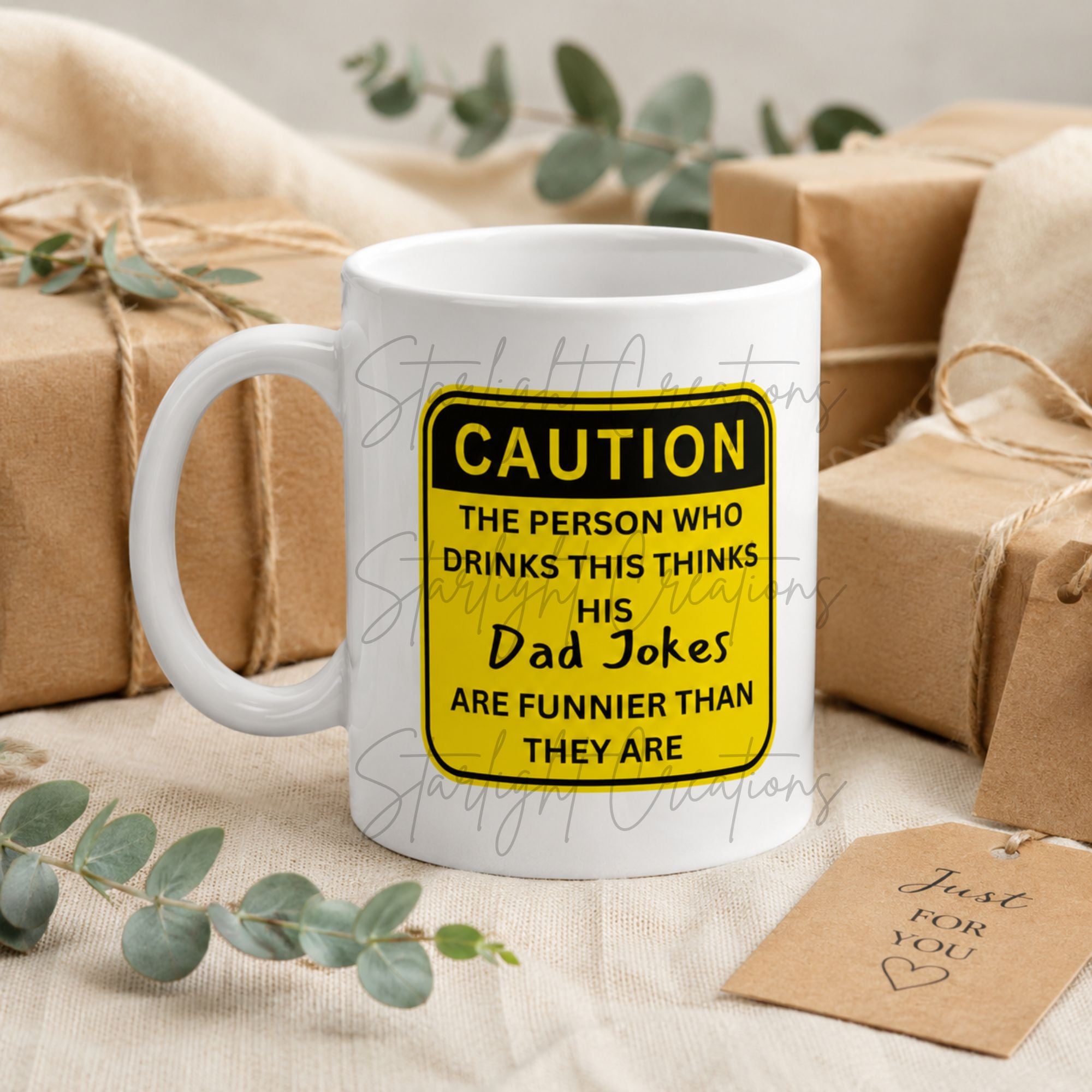 Funny Dad Joke Mug | 21 Funny Designs | 11oz Ceramic Gift Mug for Dad | Father's Day, Birthday & Christmas Gift