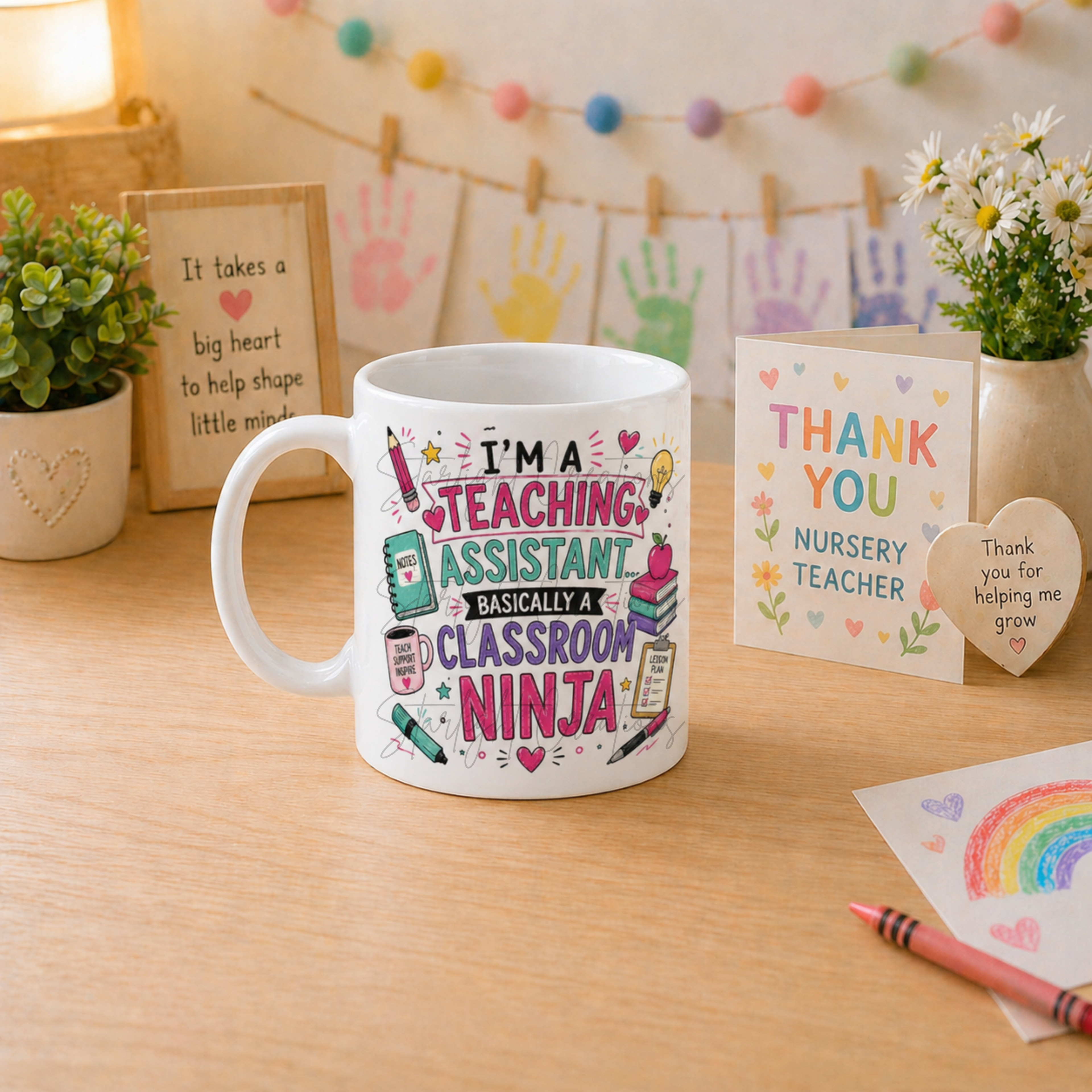 Teaching Assistant Mug – Basically a Classroom Ninja