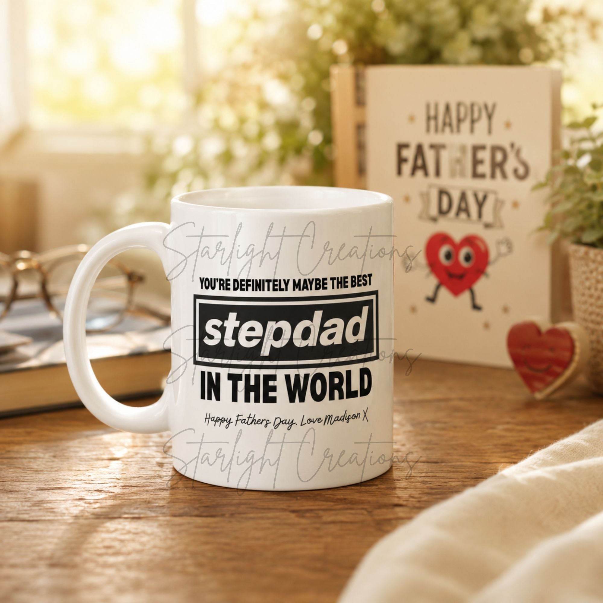 Personalised Father’s Day Mug – Funny “You’re Definitely Maybe The Best…” Mug – Dad, Daddy, Father, Stepdad & Grandad Gift Mug