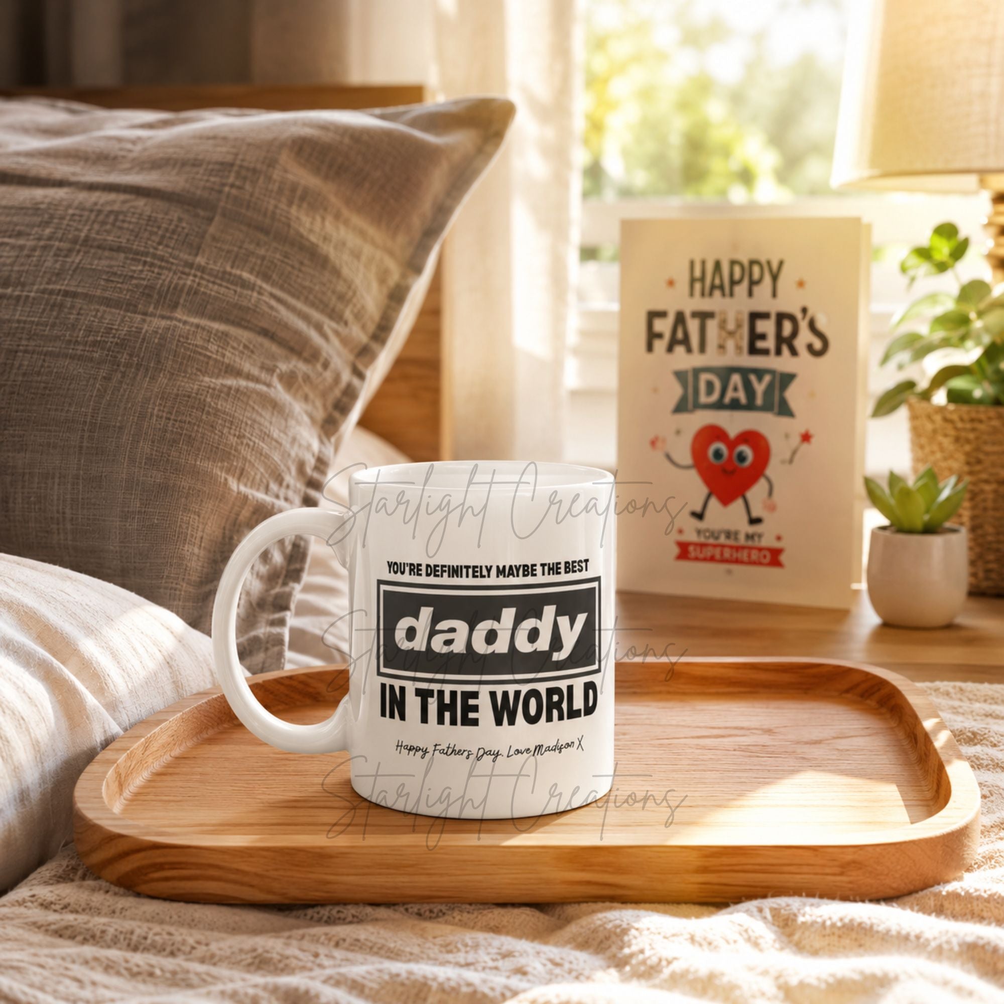 Personalised Father’s Day Mug – Funny “You’re Definitely Maybe The Best…” Mug – Dad, Daddy, Father, Stepdad & Grandad Gift Mug
