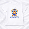Personalised Scotland First World Cup Children's T-Shirt | Boy or Girl Teddy or Lion Design