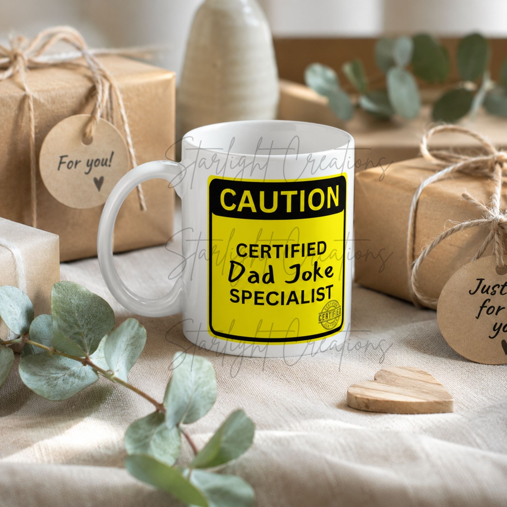Funny Dad Joke Mug | 21 Funny Designs | 11oz Ceramic Gift Mug for Dad | Father's Day, Birthday & Christmas Gift