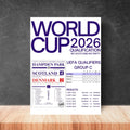 Scotland World Cup 2026 Qualification Print | Scotland Football Poster | A4 Unframed Scotland Fan Gift