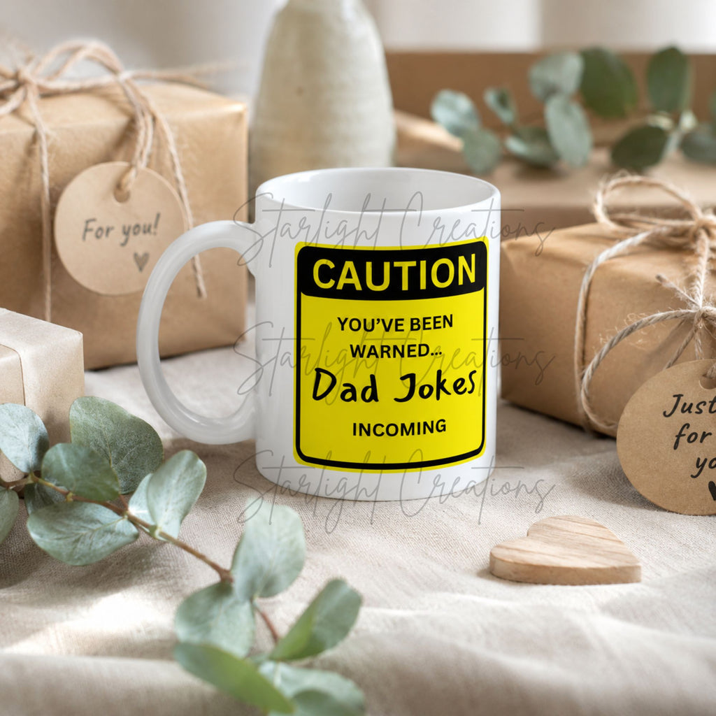 Funny Dad Joke Mug | 21 Funny Designs | 11oz Ceramic Gift Mug for Dad | Father's Day, Birthday & Christmas Gift