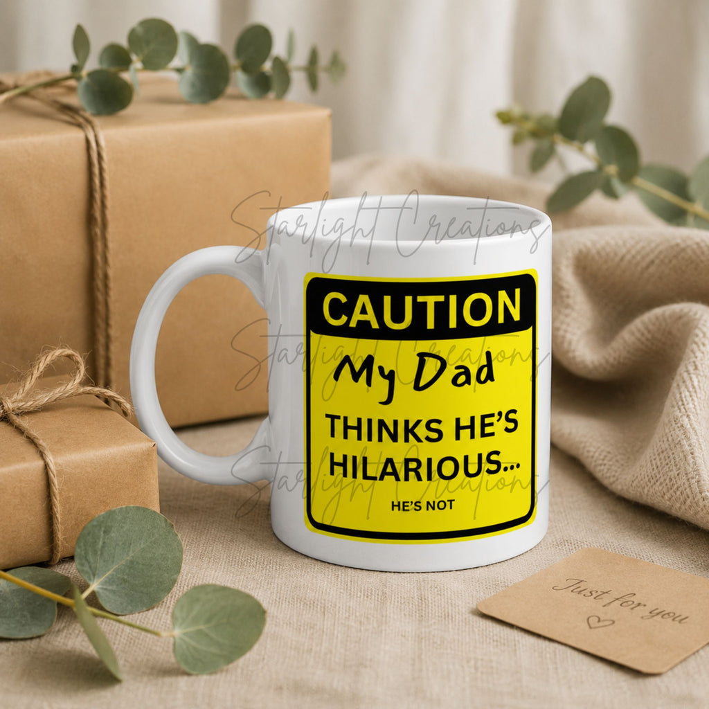 Funny Dad Joke Mug | 21 Funny Designs | 11oz Ceramic Gift Mug for Dad | Father's Day, Birthday & Christmas Gift