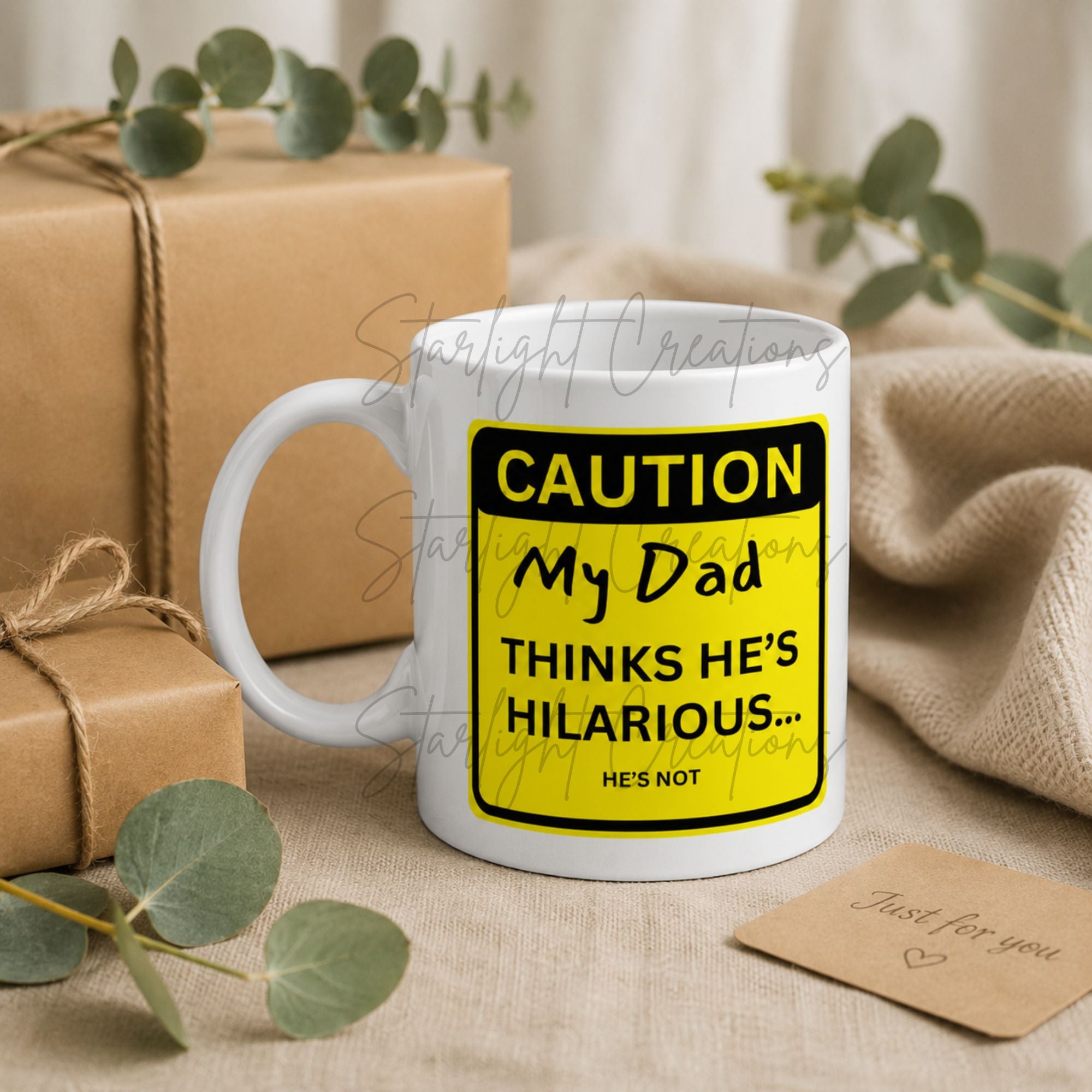 Funny Dad Joke Mug | 21 Funny Designs | 11oz Ceramic Gift Mug for Dad | Father's Day, Birthday & Christmas Gift