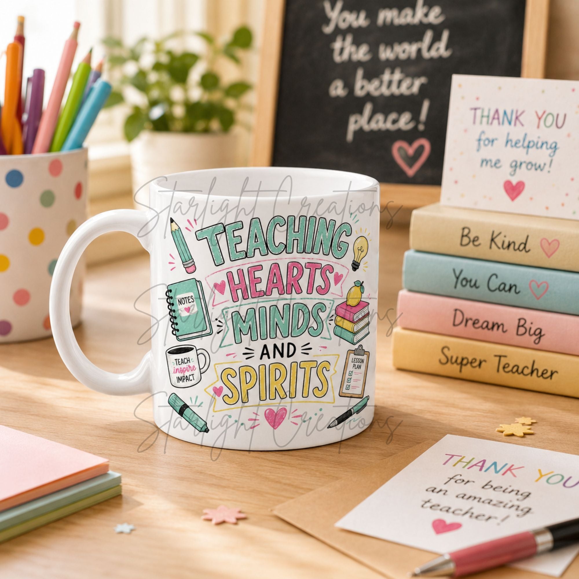 Teacher Mug & Coaster Gift Set – End of Term Thank You Present